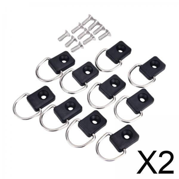 2 Anillos En D Para Kayak, Hebillas Resistentes En D Para Bote De Remos, Accesorios De Hardware Para Kayak