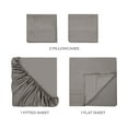 thumbnail image 5 of Ultra Soft Deep Pocket 400-Thread Count Egyptian Cotton Stripe Sheet Set, 5 of 8