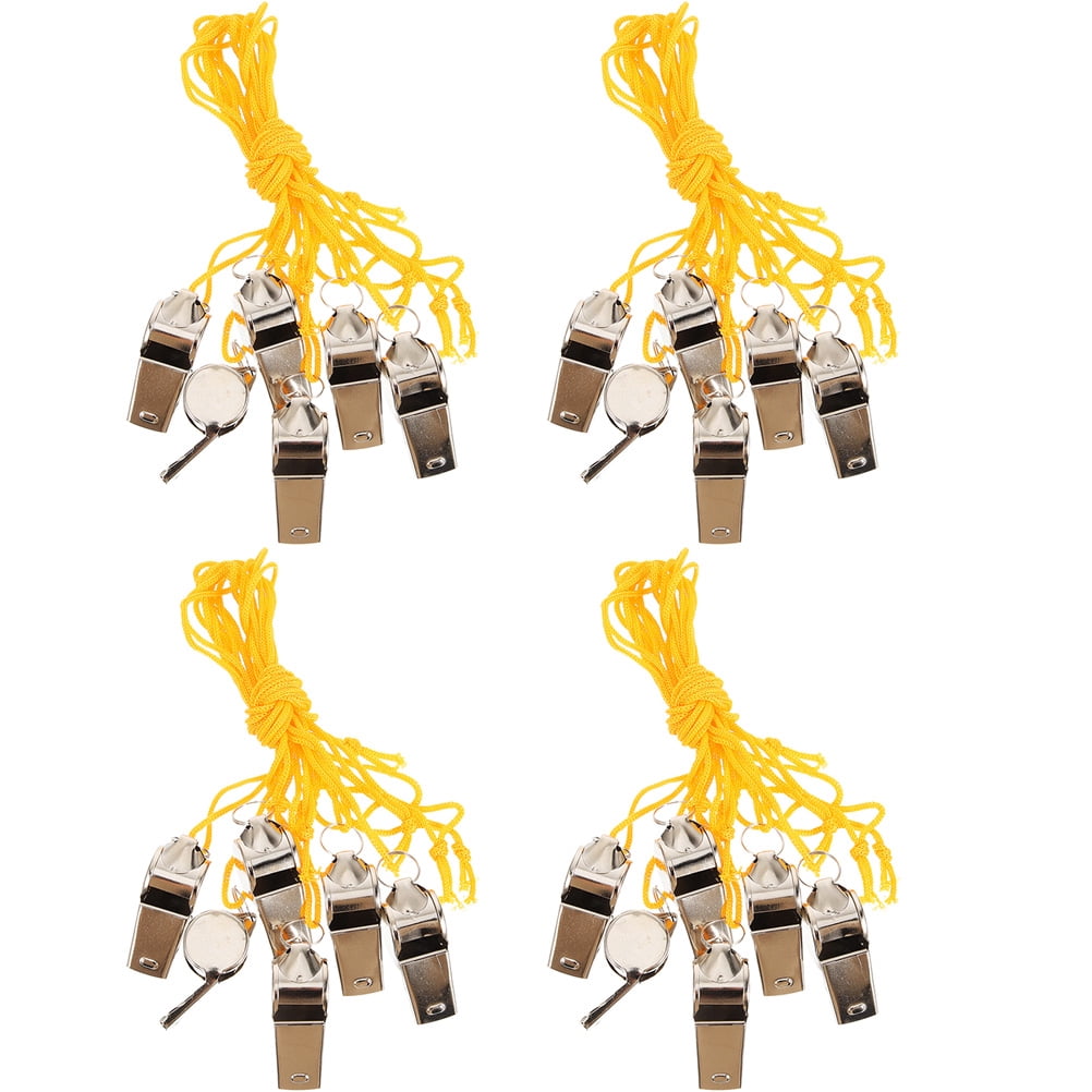 Worgeous 24pcs Multi-Function Emergency Survival Whistles for Camping Hiking Outdoor Safety