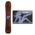 thumbnail image 1 of Stompgrip Premium Planche à Neige Stomp Pad Flacon de Boue Collection Old School Décalcomanie 3D (Gris), 1 of 4
