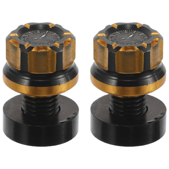 Pretyzoom 2pcs Motorcycle Plug Metal Design Mirror Mounting for Motorcycle Rearview Mirror