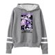 thumbnail image 1 of Moonsky Sudadera con capucha de moda para mujer de la cantante pop Dem/0n HUNTR/X con jersey corto, suave y cómoda, top de manga larga para uso informal en primavera, otoño e invierno. (Gris M), 1 of 3