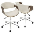 thumbnail image 1 of Curvo Mid-Century Modern Office Chair by LumiSource, 1 of 8