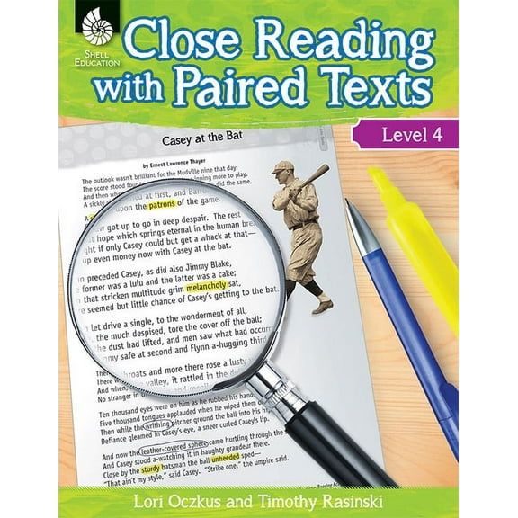 Close Reading with Paired Texts: Close Reading with Paired Texts Level 4: Engaging Lessons to Improve Comprehension (Paperback)