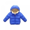 thumbnail image 1 of Kid's Infant 's Winter Puffer Jackets with Hood Fleece Lined Coat Thick Snowsuit Outerwear for Toddler Boys Girls, 1 of 7