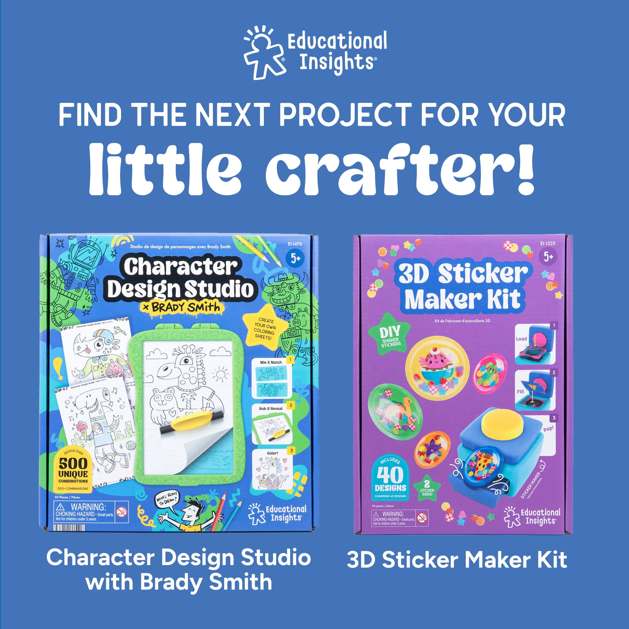 Educational Insights Sewing Kit - Sweet Treats, DIY Felt Craft Kit for Kids Ages 5+