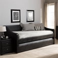 thumbnail image 2 of Baxton Studio Barnstorm Modern and Contemporary Faux Leather Upholstered Daybed with Guest Trundle Bed, Multiple Colors, 2 of 8