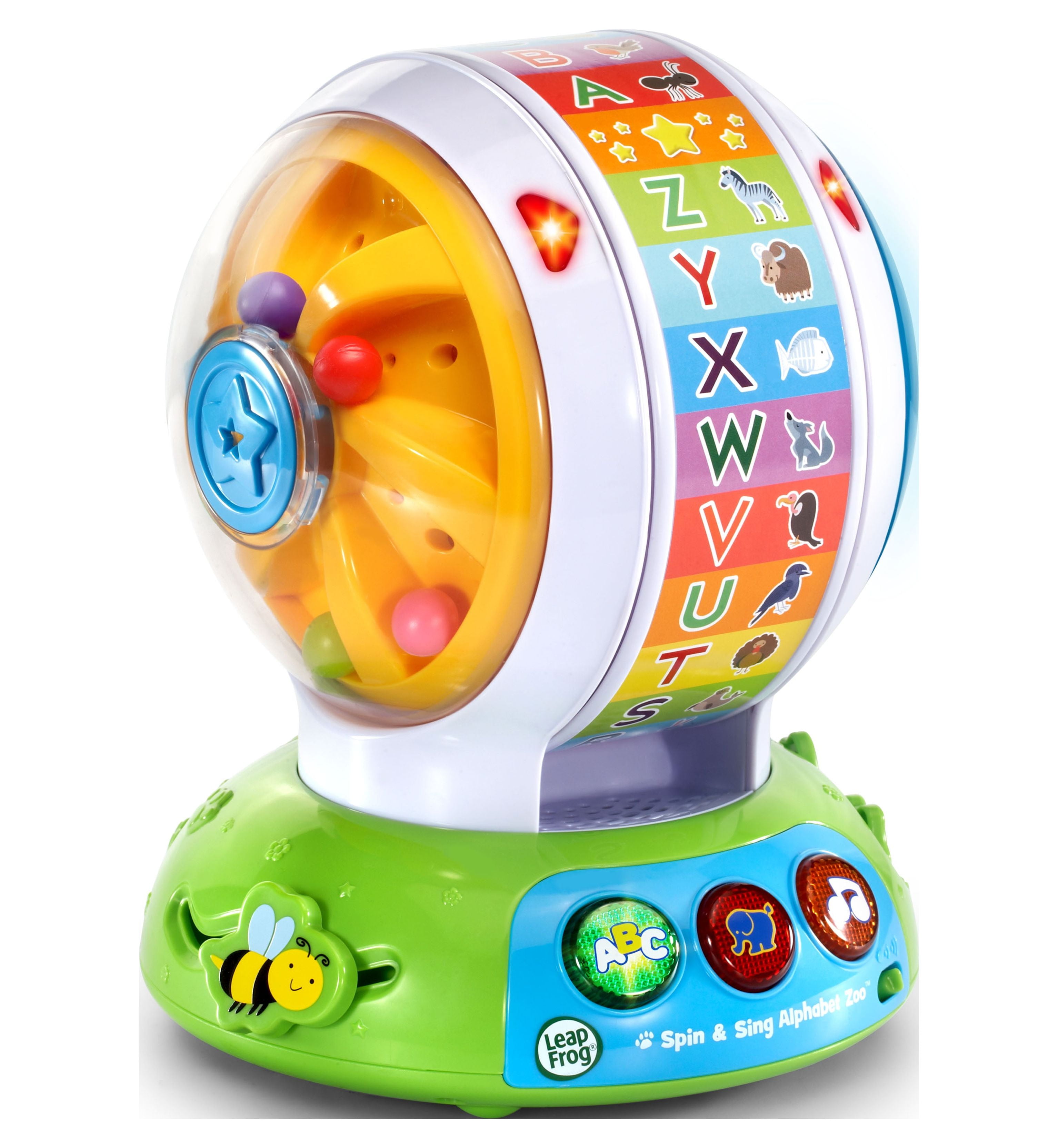 LeapFrog Spin and Sing Alphabet Zoo Interactive Teaching Toy for Baby