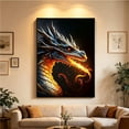thumbnail image 3 of Diceymbol Diamond Art Kits for Adults 15.74 Inch, Fantasy Dragon 5D Rhinestone Gem Art Painting for Bedroom Living Room Wall Decor, 3 of 6