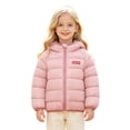 thumbnail image 4 of Shadoumai Girls Winter Coat Warm Padded Hooded Jacket Casual Outerwear for Toddler Kids, 4 of 8