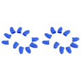thumbnail image 6 of Xinwanna 20Pcs Soft Pet Dog Cats Kitten Paw Claws Control Nail Caps Covers Pet Accessories (Blue,M), 6 of 15