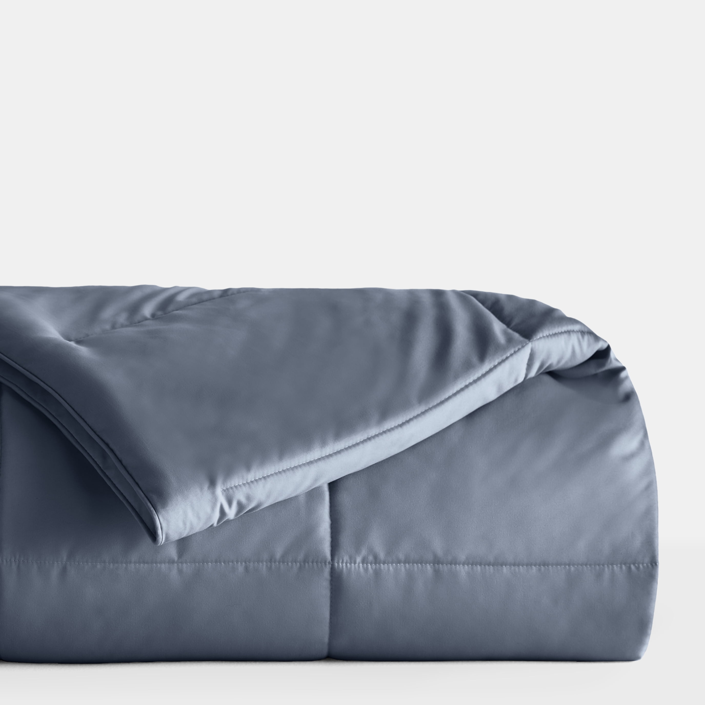 Breathable Cool Comforter All Season Lightweight Down-Alternative Solid Stone for Queen Size Bedding by Comfort Canopy
