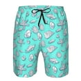 thumbnail image 4 of Kdxio Seashell And Starfish Pattern Mens Casual Shorts - Drawstring Summer Beach Sports Shorts for Men, 4 of 9