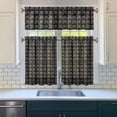 thumbnail image 3 of Kitchen Curtains 36 Inch Short - 3 Panel Set with Cute Bumble Bee and Honeycomb Print, Rod Pocket Window Curtain, 100% Polyester for Bee Lovers, Farmhouse, Kitchen, Living Room, Easy Wash, 3 of 6