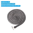 thumbnail image 2 of Unique Bargains 1'x 118' Wood Stove Gasket, Graphite Fiberglass Round Type High Temperature Resistance Seal Rope, Black, 2 of 6