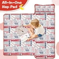 thumbnail image 4 of Baseball Terms and Icons Pattern Toddler Nap Mats for Kids Preschool,Sleeping Mat Bag or Kids,Toddler Sleeping Bag,Toddler Nap Mat or Daycare, 4 of 6