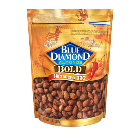 Blue Diamond Bold Habanero BBQ Almonds, 14 Oz