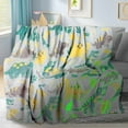 thumbnail image 5 of Todaioua Dinosaur Glow Blanket for Kids - Soft Fleece Throw with Leaves and Dinosaurs, Perfect for Birthday Gifts and Bedroom Decor, Magical Light-Up Blanket for Cozy Nights, 5 of 6