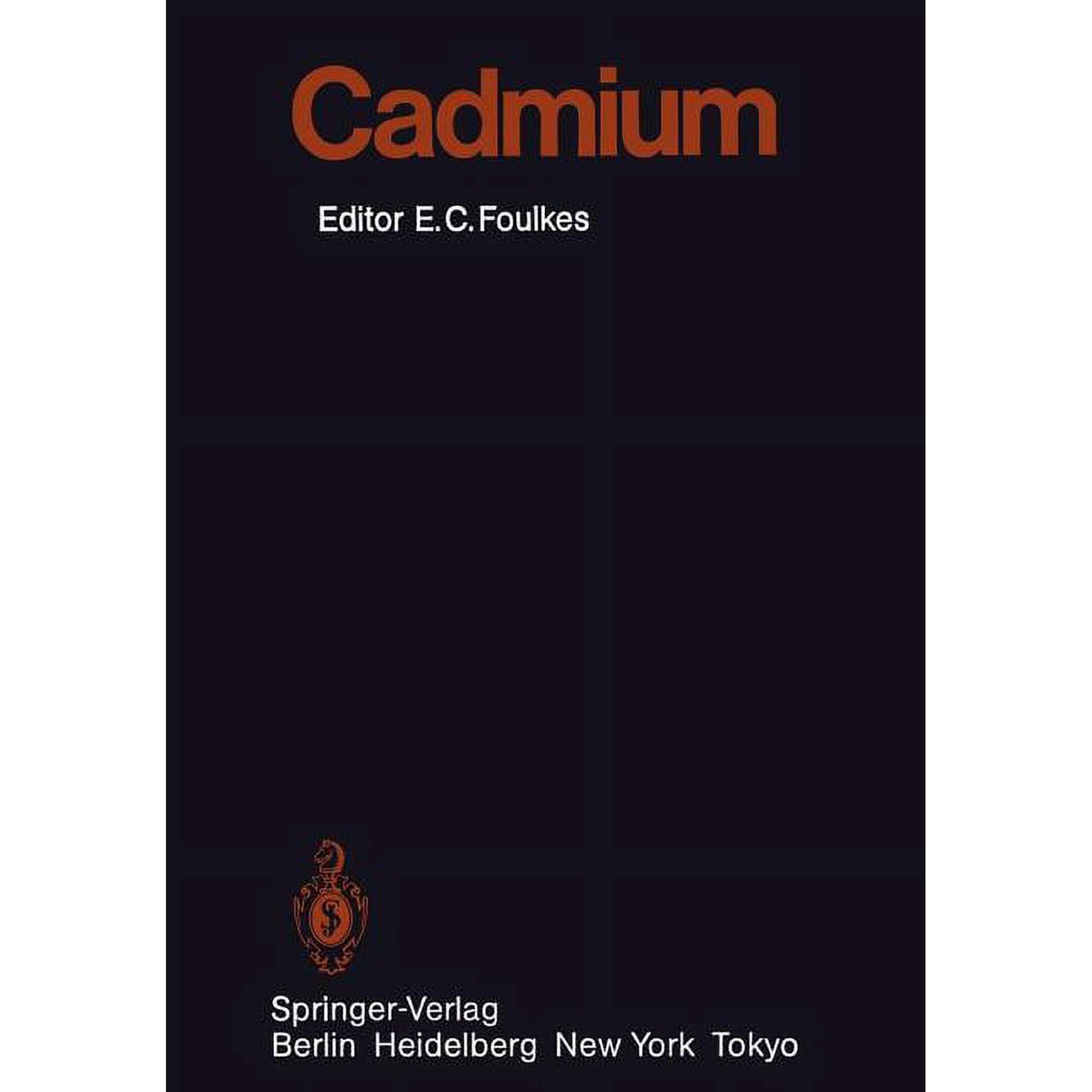 Handbook of Experimental Pharmacology Cadmium, Book 80, (Paperback)