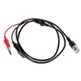 thumbnail image 2 of Cables de sonda de prueba de osciloscopio con pinza de cocodrilo Q9 a doble 110cm BNC 2 uds, 2 of 3