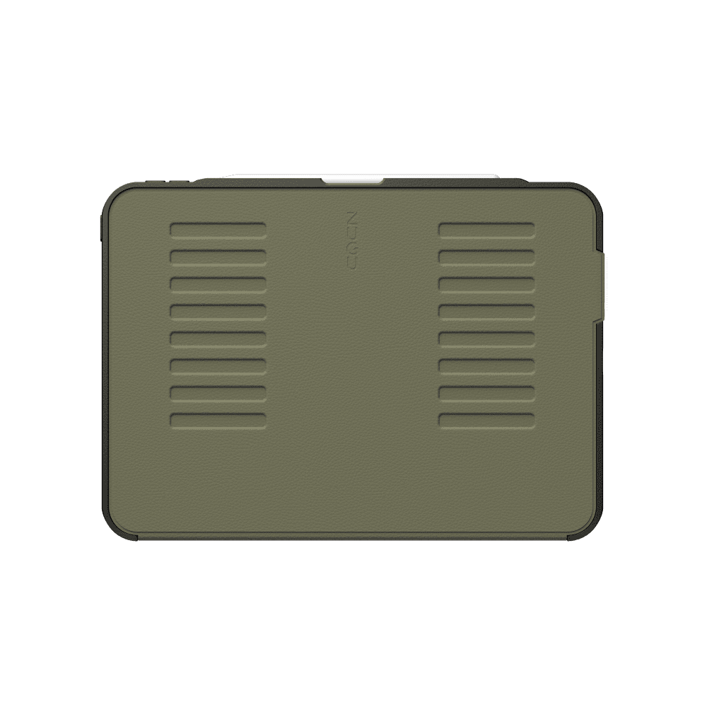 Zugu Case for iPad Pro 11 (M4/M5) 2024/2025, Slim Protective Cover with Apple Pencil Holder, Auto Wake/Sleep, Multiple Viewing Angles - iPad Pro 11 Inch Case, iPad 11 Case - Olive