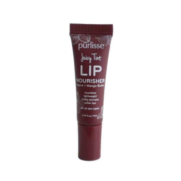Purlisse Juicy Tint Lip Nourisher - Hidratante de labios teñido (brillo de ciruela)