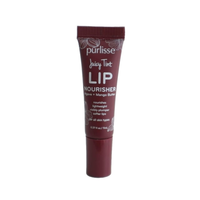 Purlisse Juicy Tint Lip Nourisher - Hidratante de labios teñido (brillo de ciruela)