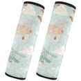 thumbnail image 2 of 2-Pack Seat Belt Covers with Flannel Seatbelt Shoulder Strap Case Adjustable Straps Soft Padding for Car Cute Airplanes Small, 2 of 8