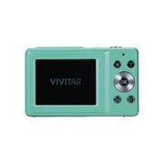 Vivitar Popsnap Compact Digital Camera, Mint, 16X Zoom, 1080p, Built-in Flash, Micro SD, Slim Lightweight Pocket Design