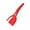 Red, variant on New 2 in 1 Grip Flip Spatula Tongs Egg Flipper Spatula Nylon Non Stick Coating Pancake Fish French Toast Omelet Making Tool