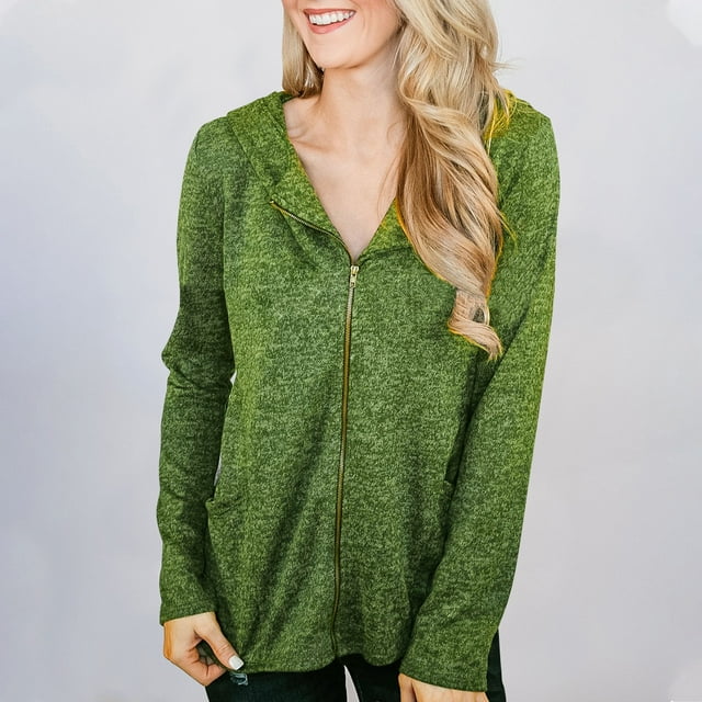 Chaquetas y abrigos casuales con capucha y manga larga para mujer, moda, color liso, manga larga, corta, con cremallera, cárdigan con capucha, abrigo holgado, abrigo superior para mujer