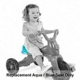 thumbnail image 4 of Replacement Part for Fisher-Price Tricycle R0322 and P6831 - Grow-with-Me Trike ~ Replacement Aqua / Blue Seat, 4 of 5