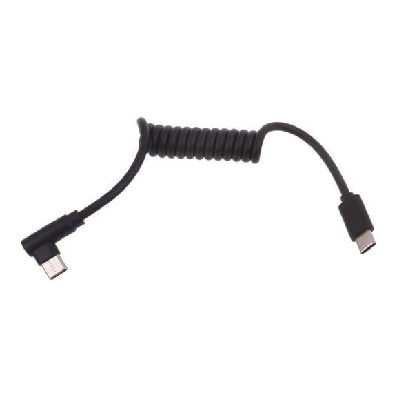 speed Type C Cable Coiled Spring Designs Cord 10Gbps Data Transfer 3A Fast Charging Suitable for Smartphones
