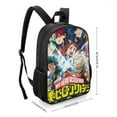 thumbnail image 2 of My Hero Academia School Bag Daypack Multipurpose Backpack Satchel Bookbag Oxford Cloth Adjustable Shoulders Rucksack, 2 of 6