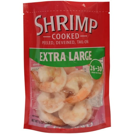 Extra Large Cooked Shrimp 26 30 12oz Bag