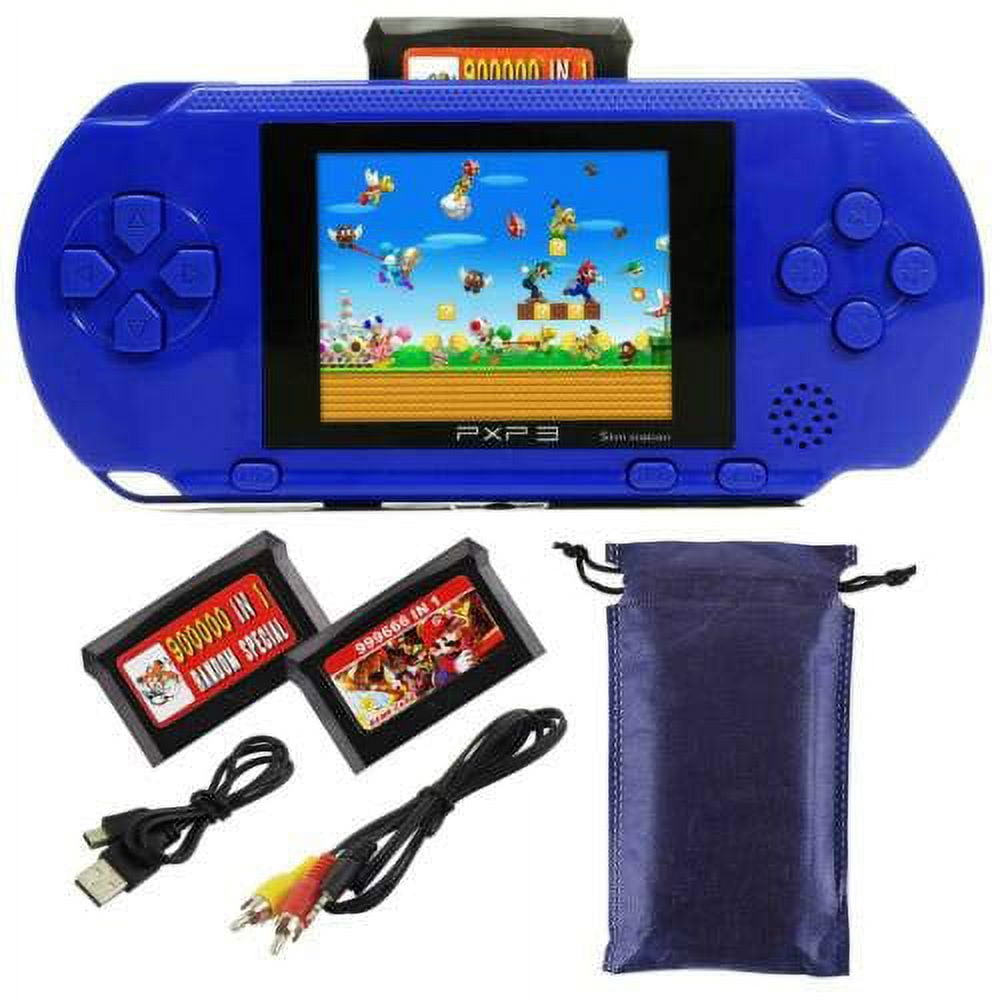 Christmas Gift, PXP3 Slim station with Mario brother and Contra over 100  Retro games (DARK BLUE) 