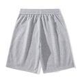 thumbnail image 4 of pstuiky Pantalones cortos de entrenamiento para hombre, Pantalones cortos deportivos casuales de moda para hombre, holgados, con bolsillos y cordón Pantalones cortos de baloncesto, 4 of 6