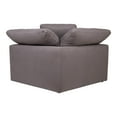 thumbnail image 4 of Moe's Home Collection Clay Corner Chair Livesmart Fabric - Color:White-Color:Light Grey, 4 of 9