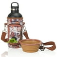thumbnail image 1 of Made Easy Kit Water Bottle Carrier with Pocket for Dog Poop Waste Bags and Adjustable Padded Shoulder Strap, 1 of 1