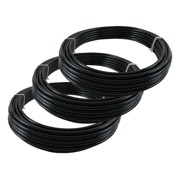 Air Brake Tubing Kit - (1/4" x 100', 3/8" x 100', 1/2" x 100') Black SAE J844 Nylon DOT Approved | Pneumatic Nylon Air Line Hose for Air Brake System