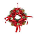 thumbnail image 1 of Guirnalda Navidad DIY Navidad Guirnalda Colgante Hogar Boda Decoración Rojo, 1 of 2