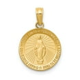 thumbnail image 1 of FB Jewels 14K Yellow Gold Miraculous Medal Pendant, 1 of 4