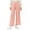 Pink, variant on Girls Pants Casual Smocked High Waist Pant Loose Wide Leg Long Trousers 3-14 Years Kids Fashion Spring