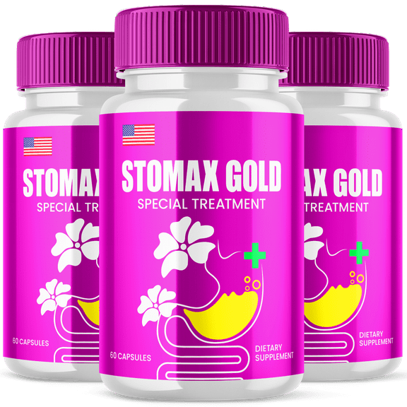 Stomax Gold Gut Health Pills Advanced Formula Digestion Support 180 Capsules