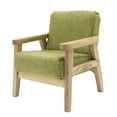 thumbnail image 1 of TISHITA Fauteuil Fait Main 1/12 pour Maison de Poupée BJD Miniature Salon Modèle Vert, 1 of 8