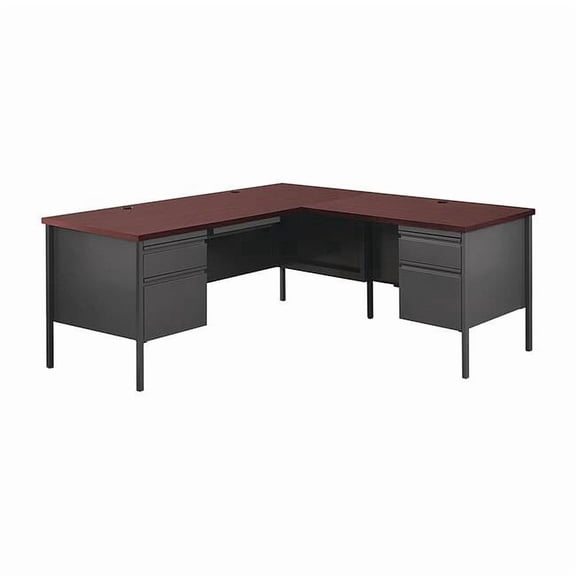 Hirsh L Shaped Desk L-Shape Desk, 72" D X 29-1/2" H, 66" W X 20451