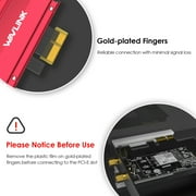 AX5400M WiFi 6E PCIe Network Card, Tri-Band AX210 WiFi Adapter MU-MIMO/OFDMA for Windows Laptop