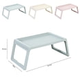 thumbnail image 2 of OULII Plateau de Lit de Rentrée Scolaire Pliable Table de Lit Plastique Rose 1 Pcs Pique-Nique, 2 of 8