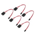 thumbnail image 4 of Extension de Fil Robuste, Mince 5 Pcs Remplacement Direct Professionnel Support de Fusible Mini Connecteur Régulier 16AWG pour Test ACL L 29.2mm, ACT m 19.1mm, ACD S 10.9mm, Angle Plat ACD, 4 of 8