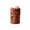 Brown, variant on Decorr 3.35" Halloween Skull Pillar Scented Candle, Horror Melting Skeleton Face Aromatherapy Candle, Gothic Spooky Candle Decor for Halloween Party Home Mantel Table Goth Room Decorations (Black)